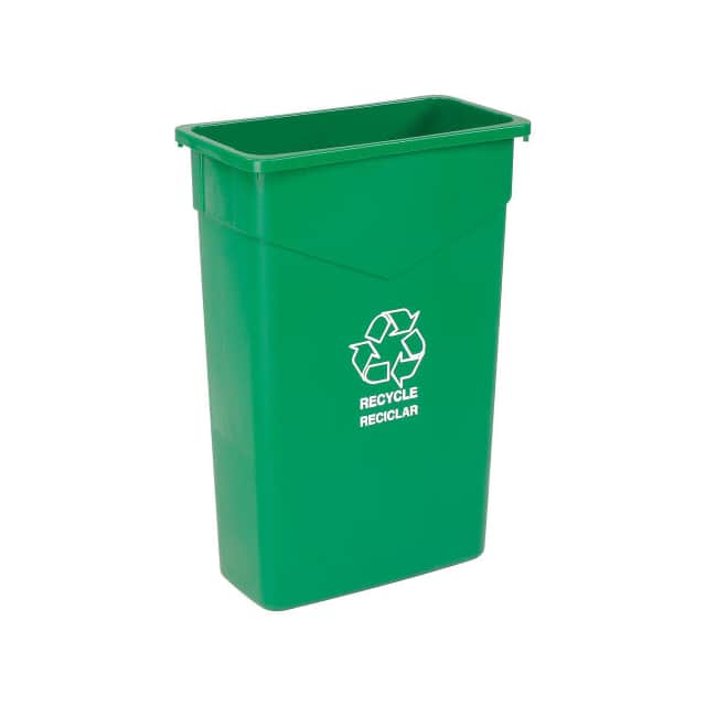 342023REC09 TRIMLINE RECYCLING CAN, 23 GAL.