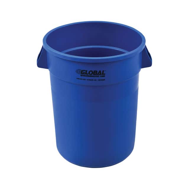 XDW-32BL 32 GALLON GARBAGE CAN, BLUE