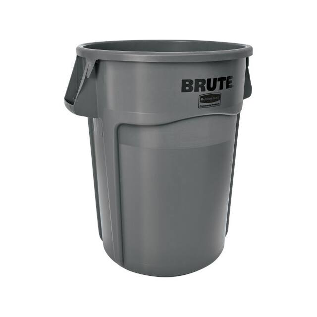FG264360GRAY BRUTE TRASH CONTAINER W/VENTING