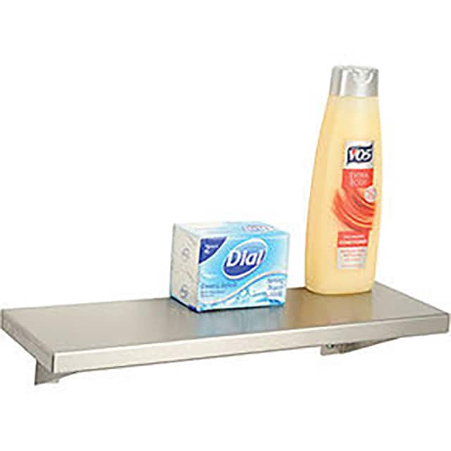 B295x16 BOBRICK STEEL SHELF, 16"W X 5"D