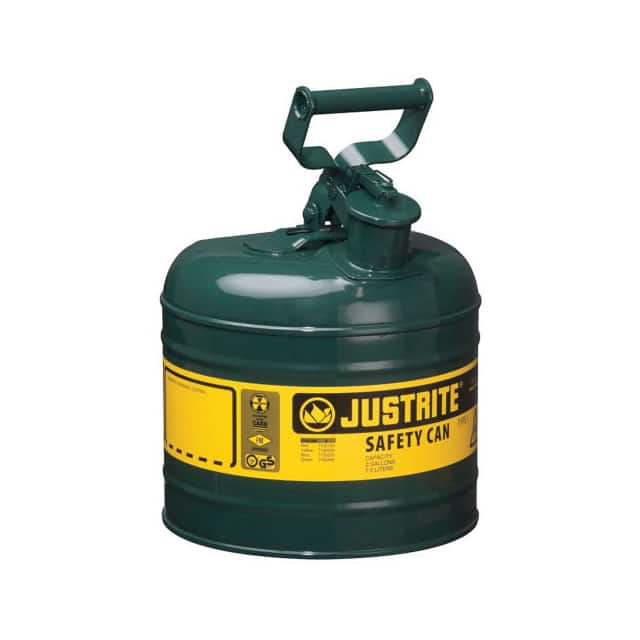 7120400 JUSTRITE SAFETY CAN TYPE I, 2 GA