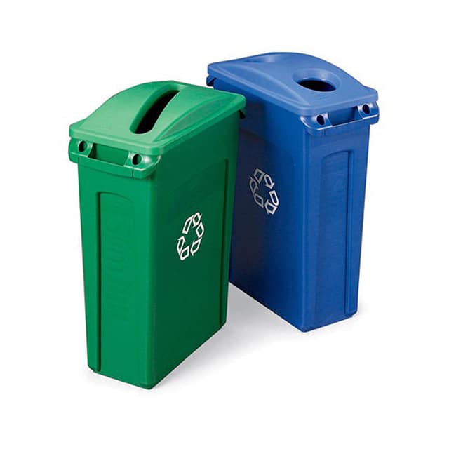 FG354007GRN RECYCLING CONTAINER, VENTED CONT