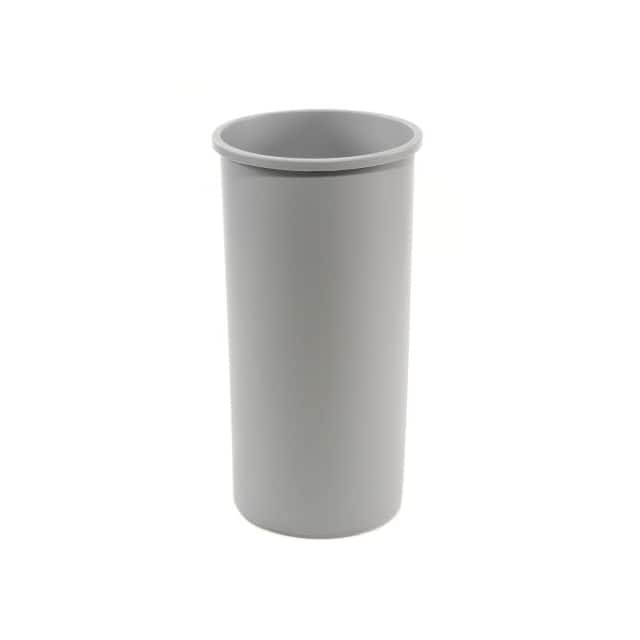 FG354600GRAY ROUND WASTE RECEPTACLE, 22 GAL.