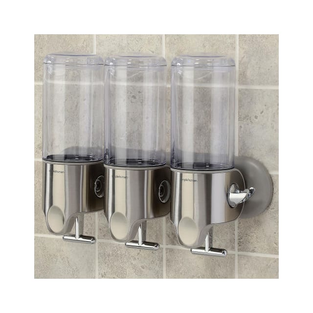 BT1029 TRIPLE WALL MOUNT SOAP PUMPS