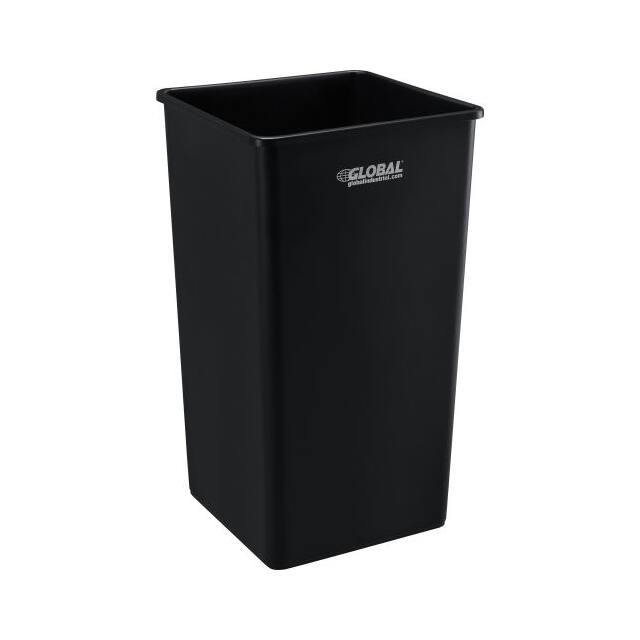 XDL-180BBK SQUARE PLASTIC GARBAGE CAN, 50 G