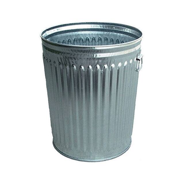 WHD24C GALVANIZED GARBAGE CAN, 24 GAL.