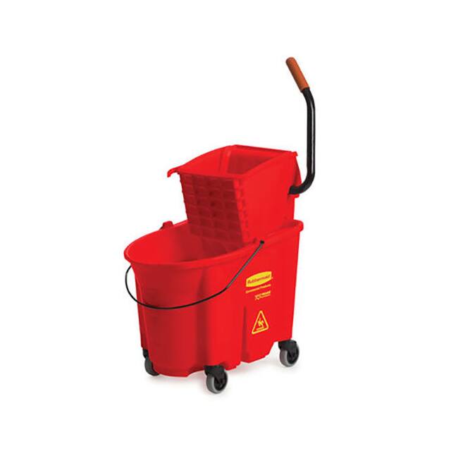 FG758888RED RUBBERMAID WAVEBRAKE SIDE PRESS