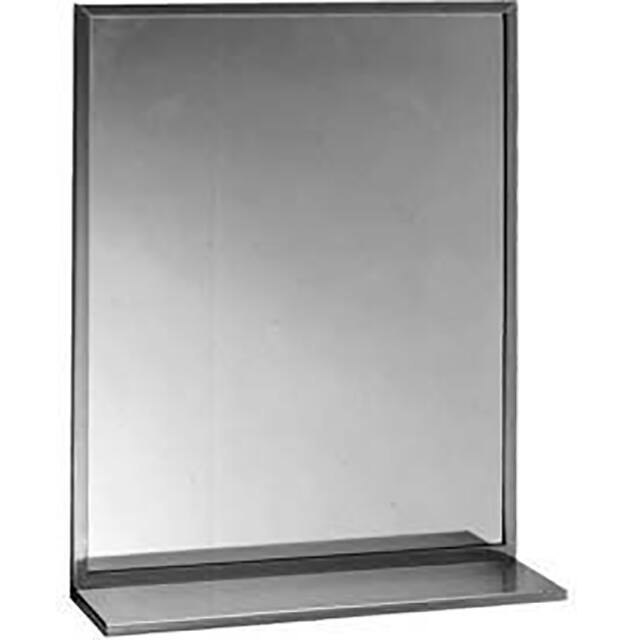 B166 1824 CHANNEL FRAME MIRROR/SHELF COMBI