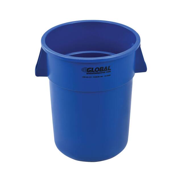 XDW-55BL 55 GALLON GARBAGE CAN, BLUE