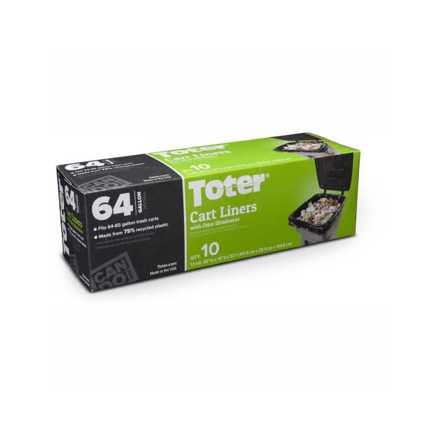 GB064-R8000 64 GAL. CART LINER, 1.1 MIL, 8 P