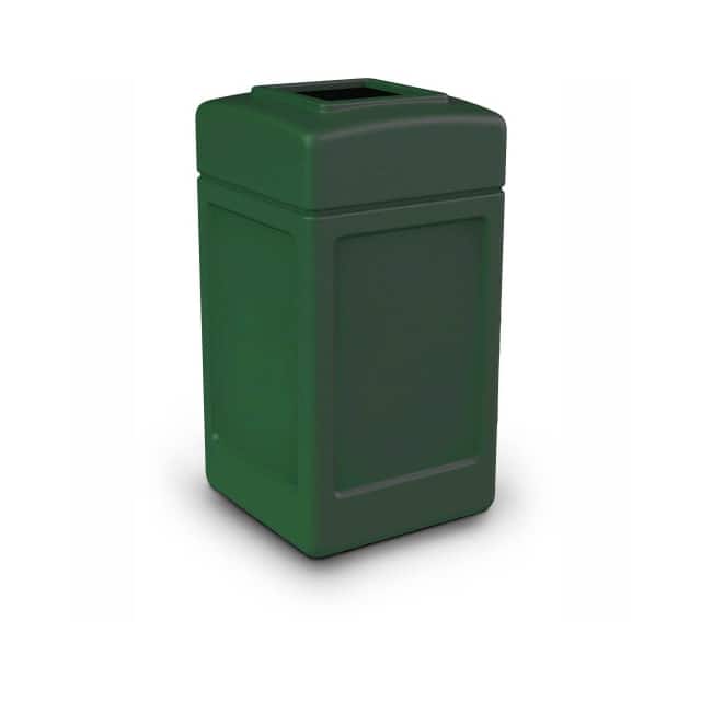 732153 SQUARE WASTE RECEPTACLE, 42 GAL