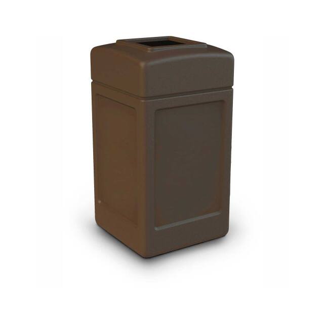 732137 SQUARE WASTE RECEPTACLE, 42 GAL