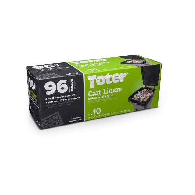 GB096-R8000 96 GAL. CART LINER, 1.1 MIL, 8 P