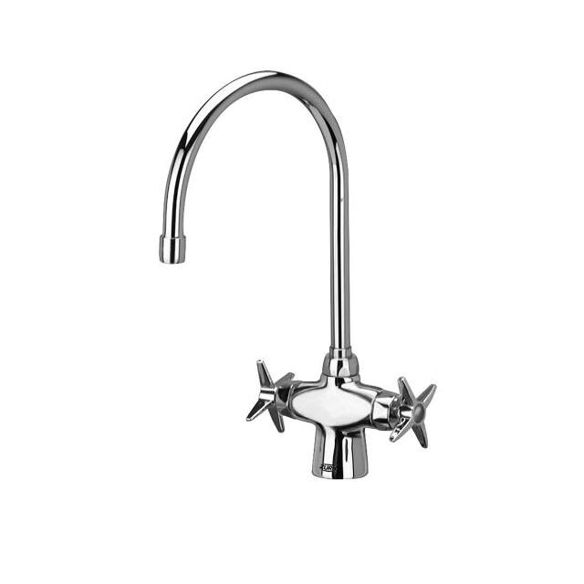Z826C2-XL-6F DECK MOUNT GOOSENECK LAB FAUCET