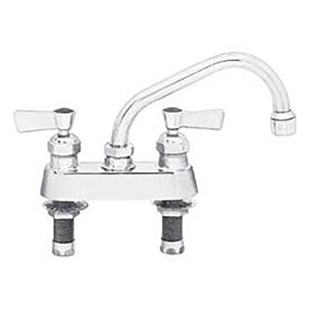 1635 4" CENTERS DECK FAUCET W/16" SWI