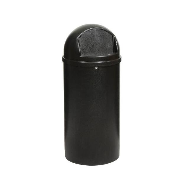 501977BK MARSHAL WASTE RECEPTACLES, 15 GA