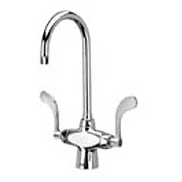 Z826B4-XL DOUBLE LAB FAUCET W/5-3/8" GOOSE