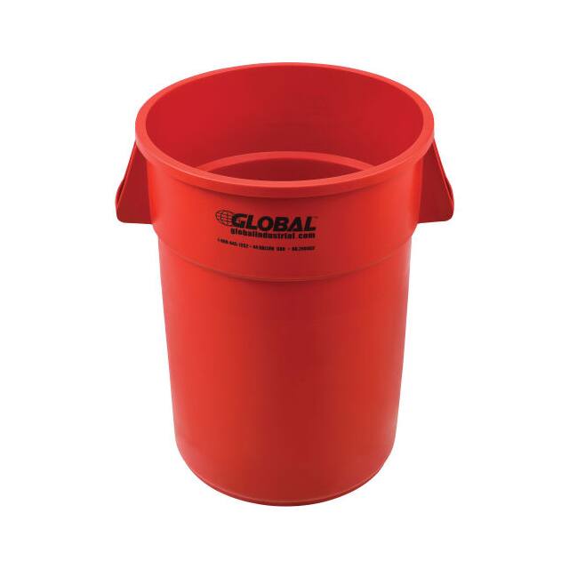 XDW-44RD 44 GALLON GARBAGE CAN, RED