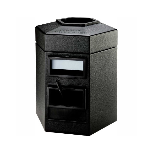 237610BK 35 GAL. SINGLE-SIDED WASTE WINDS