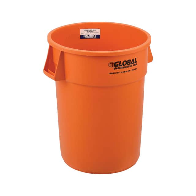240462BOR 44 GALLON PLASTIC TRASH CAN