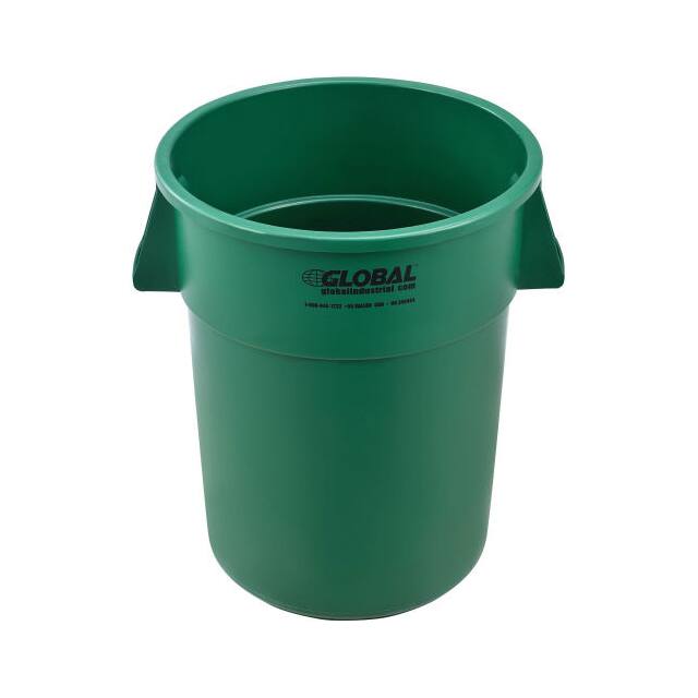 XDW-55GN 55 GALLON GARBAGE CAN, GREEN