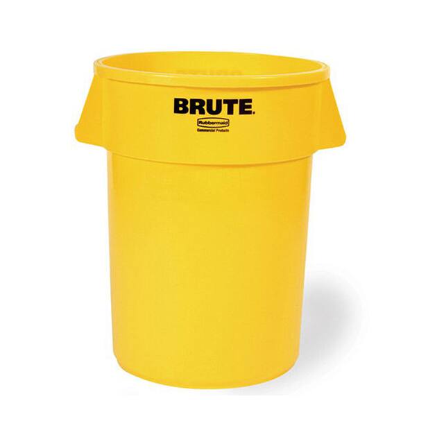 FG264360YEL ROUND CONTAINER, 44-GAL. CAPACIT