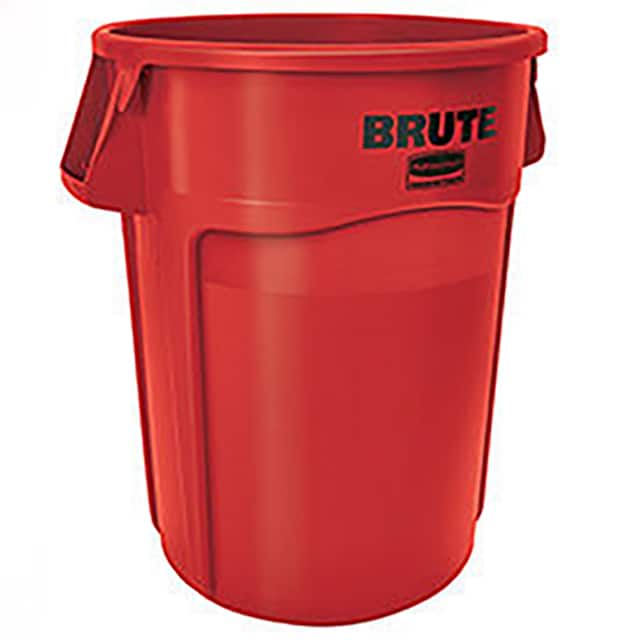 FG264360RED BRUTE TRASH CONTAINER W/VENTING