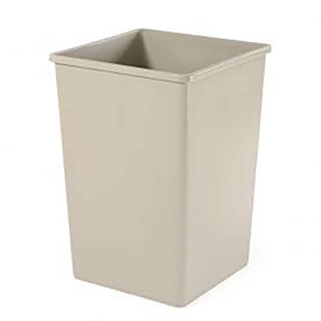 FG395900BEIG 50 GAL. SQUARE WASTE RECEPTACLE