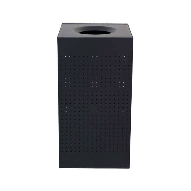 CL25-BK 25 GAL. STEEL DECORATIVE SQUARE