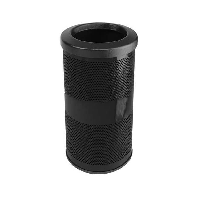SC10-01-BK PERFORATED STADIUM SERIES TRASH