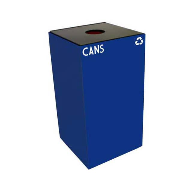 28GC01-BL STEEL RECYCLING CONTAINER W/BOTT