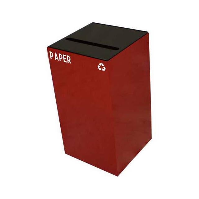 28GC02-SC STEEL RECYCLING CONTAINER W/PAPE