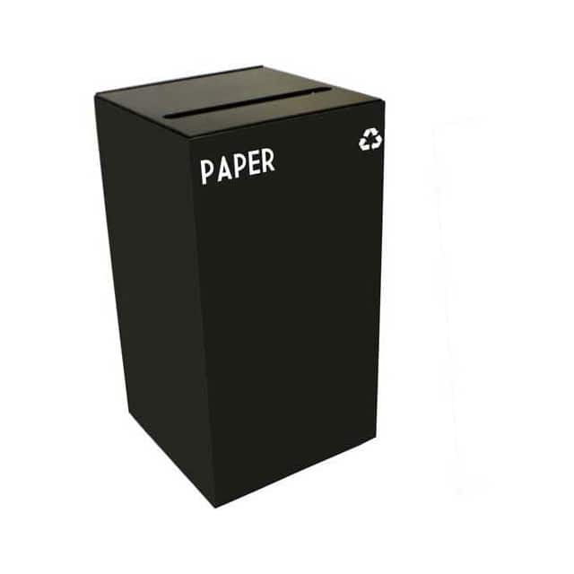 28GC02-CB STEEL RECYCLING CONTAINER W/PAPE