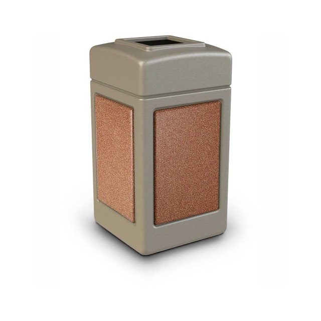 720316 STONETEC 42 GAL. SQUARE WASTE