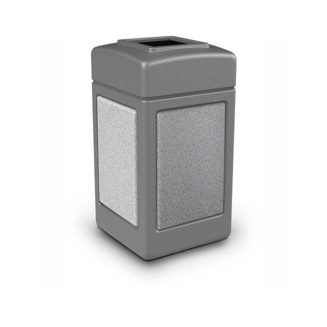 237632 STONETEC 42 GAL. SQUARE WASTE