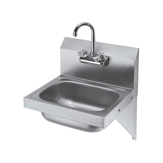 HS-10 16" WIDE HAND SINK W/SIDE SUPPOR