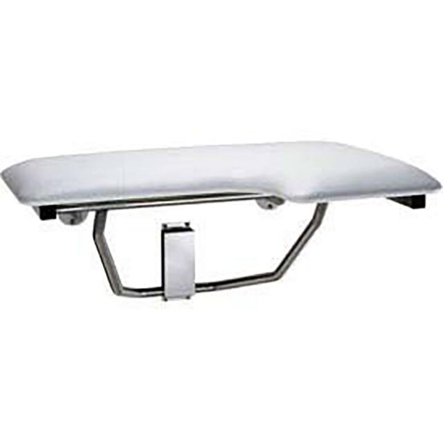 B517 FOLDING RIGHT HAND SHOWER SEAT,