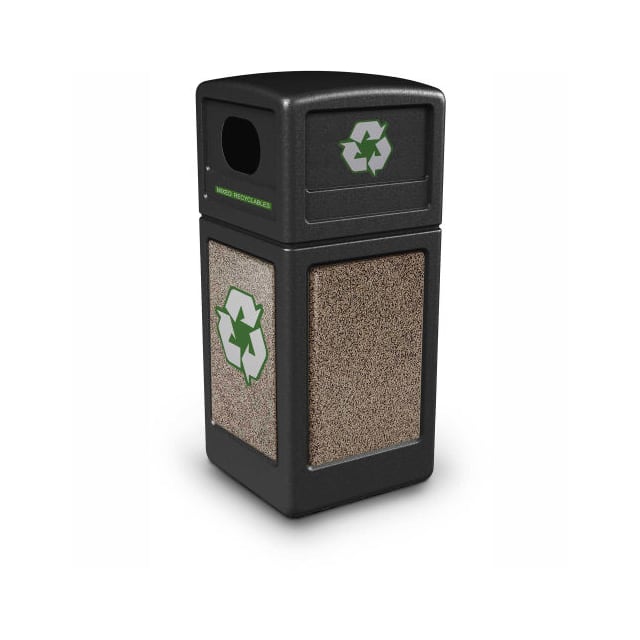 261915BKR STONETEC 42 GAL. RECYCLE CONTAIN