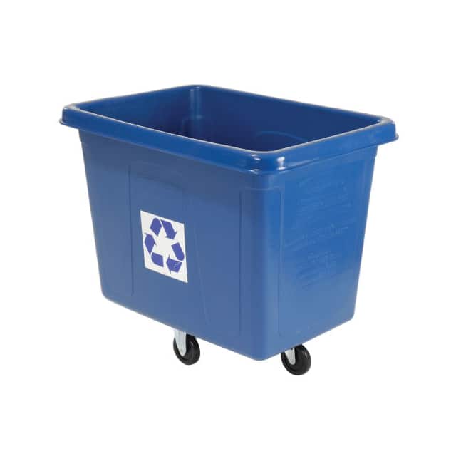 FG461673BLUE MOBILE RECYCLING CONTAINER CUBE