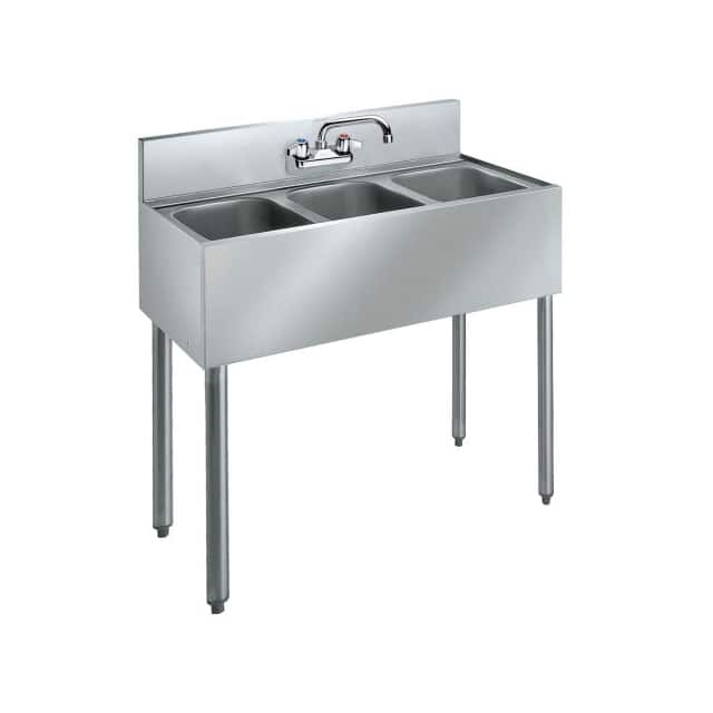 CS-1836 36" CONVENIENCE STORE SINK, 3 CO