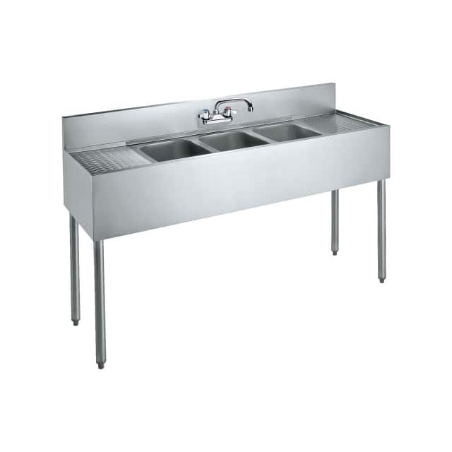 CS-1860 60" CONVENIENCE STORE SINK, 3 CO