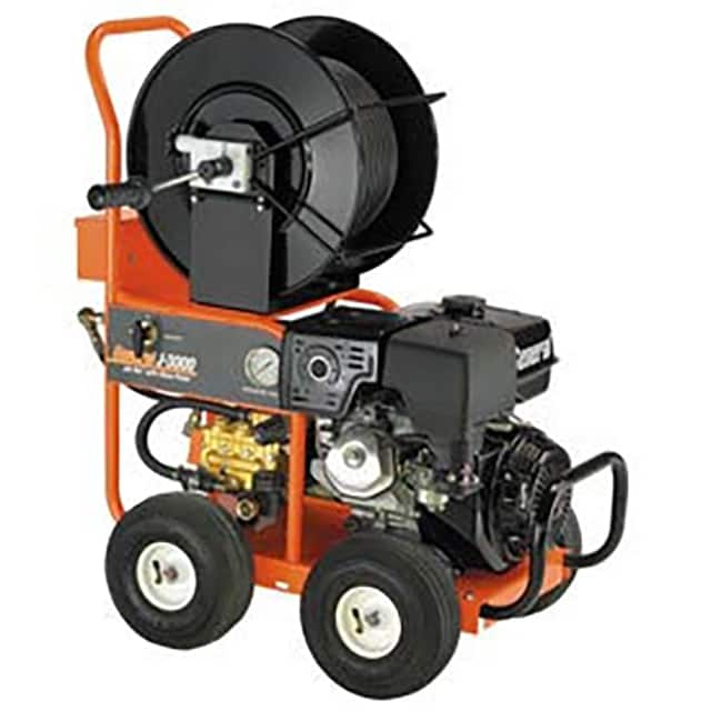 JM-3000-B GAS WATER JET W/ 200'X3/8" HOSES