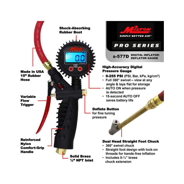 MK577KITG DIGITAL INFLATOR GAUGE AND M STY