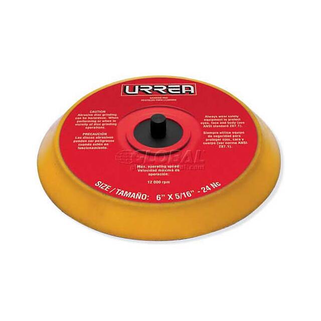 UP800VI FLAT VINYL ORBITAL BASE 6" PAD,