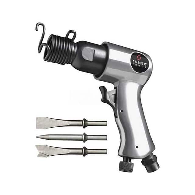 SX235KTB SHORT AIR HAMMER, W/3-PIECE CHIS