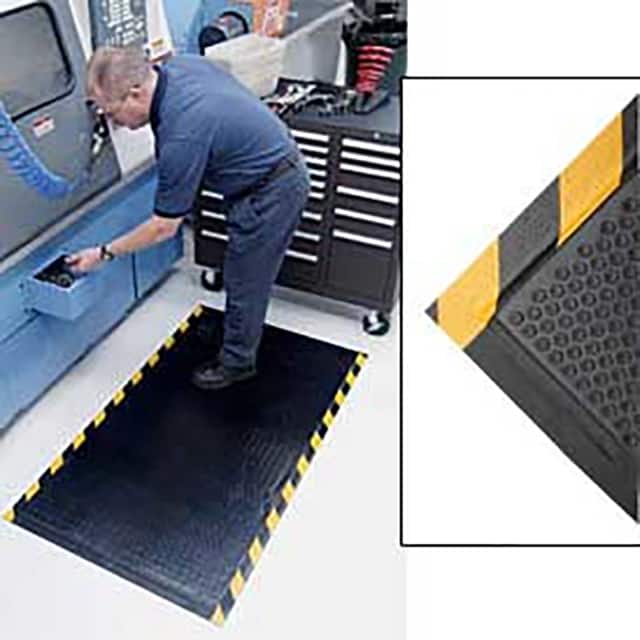 476223000 HAPPY FEET GRIP MAT, YELLOW BORD