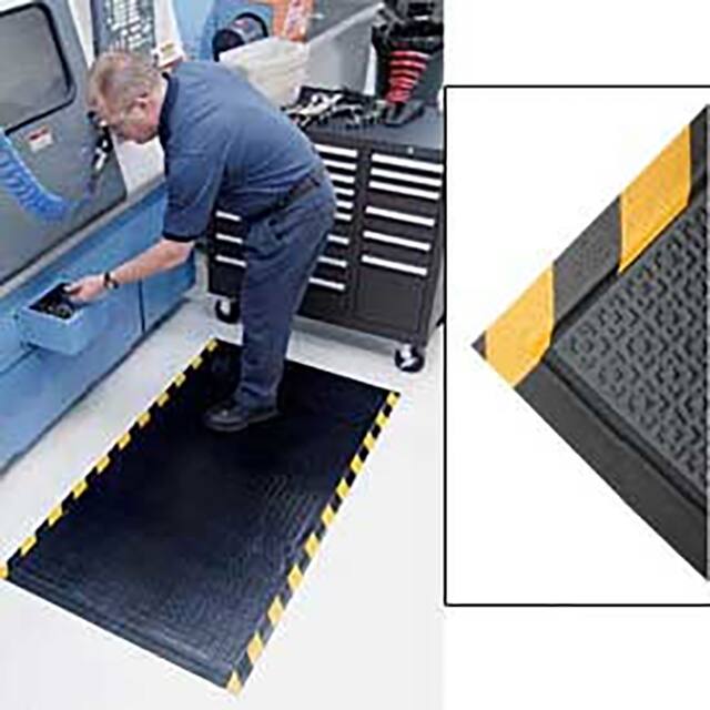 B218603 HAPPY FEET TEXTURED MAT, YELLOW