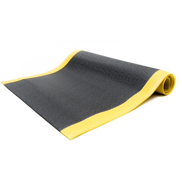 AFTX58-2X3BLKYBBEV 2'X3' ANTI FTG MAT, BLK/YEL, TEX