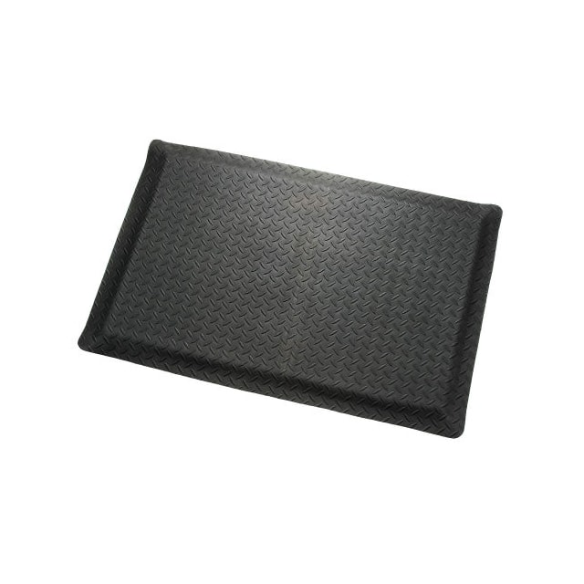 276016BK DIAMOND PLATE ERGONOMIC MAT, 24"