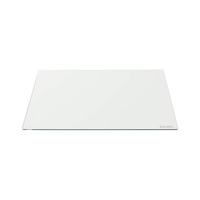 695837 GLASS CHAIR MAT, 46"L X 36"W